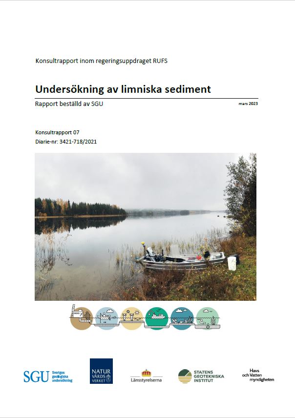 Rapport 2023 SGU Undersökning limniska sediment